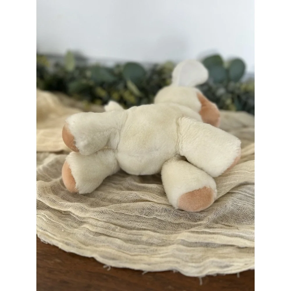 1983 GUND Vintage Lamb‎ Sheep Ivory White Baby Toy 8